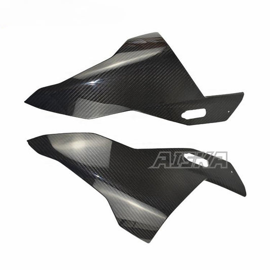 AISKA 100% Real Carbon Fiber Front Headlight Fairing Cover Motorcycle Headlight Cover for BMW S1000RR M1000R HP4 2019-2022