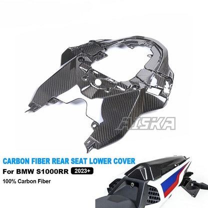 AISKA 100% 3K Carbon Fiber Motorcycle Rear Undertail Seat Cover Cowling Fairing for BMW S1000RR 2023 2024
