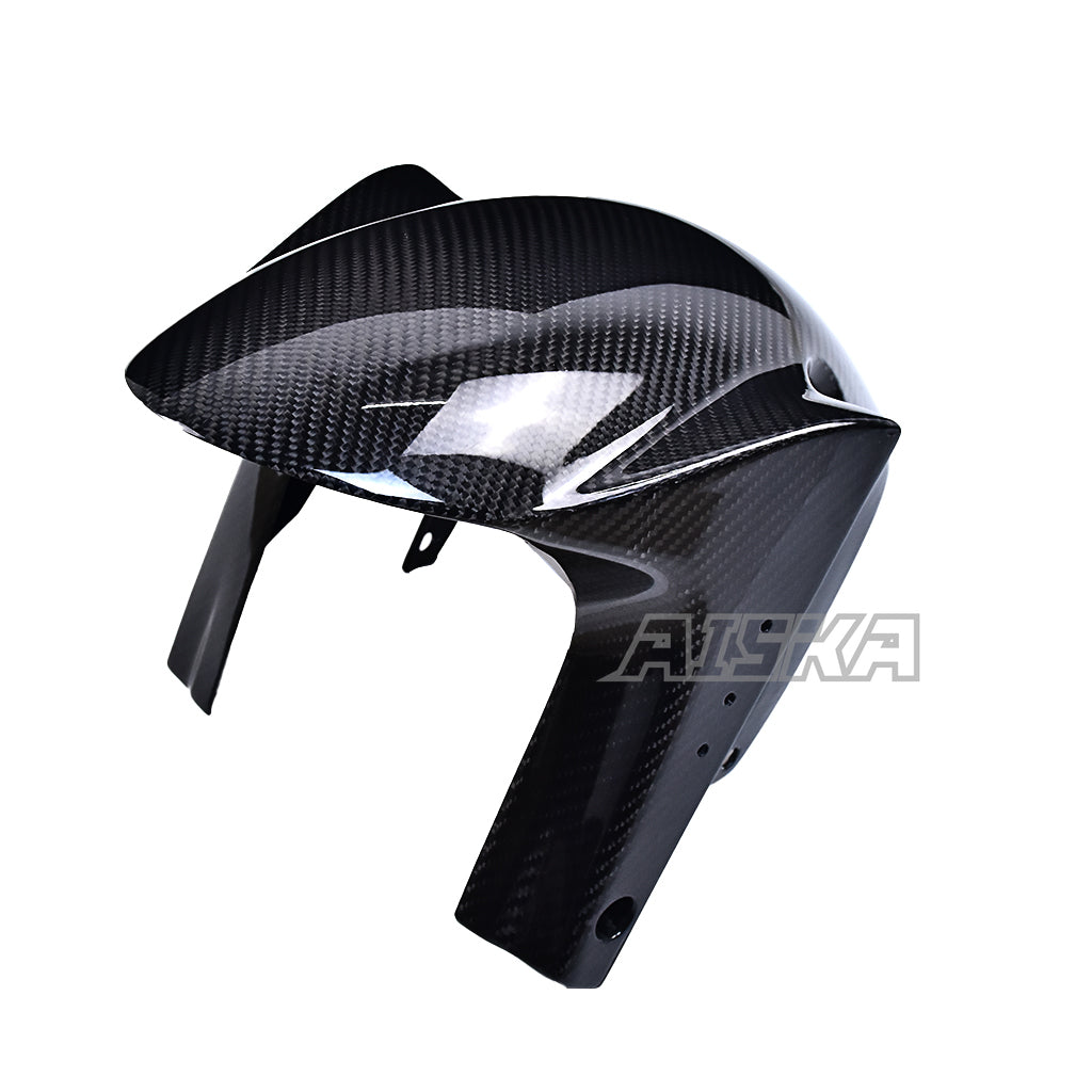 AISKA 100% 3K 3*3 Carbon Fiber Motorcycle Accessories Front Fender for Aprilia RSV4  Tuono V4 2009-2020