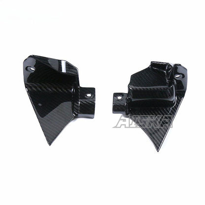AISKA Carbon Fiber Dashboard Side Fairing Motorcycle Inner Instrument Covers Side Panels for Yamaha R1 2020-2024
