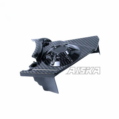 AISKA 3K Pure All Dry Carbon Fiber Motorcycle Body Accessories SPROCKET COVER Fairing for Aprilia RS660 2021+