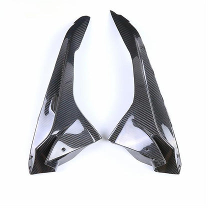 AISKA Twill Wave Dry Carbon Motorcycle Upper Side Fairings Panels Side Covers Cowlings for BMW S1000RR 2015-2018