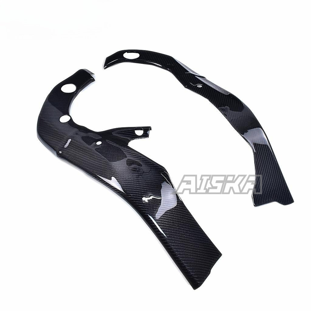 AISKA R6 Carbon Frame Covers Motorcycle Carbon Fiber Frame Covers Panels Protectors Guards for Yamaha R6 2017-2024 2022 2023