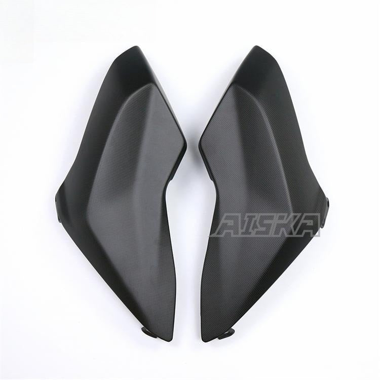 AISKA 100% Carbon Fiber  Motorcycle Accessories Front Fuel tank Side Panel for Ducati Hypermotard 950 2019+