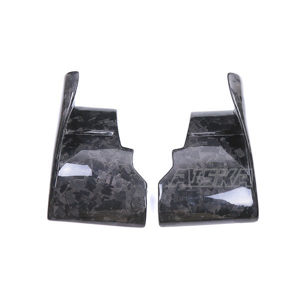 AISKA Full 3K Dry Carbon Fiber Motorcycle Wind Spoiler Air Deflector Cover Lower Winglets for Kawasaki Ninja H2 H2R 2015-2024