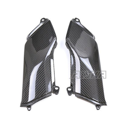 AISKA 3K Dry Carbon Fiber Motorcycle Accessories Fuel Tank Side Cover Fairing Cowling Side Panels for Kawasaki Z900 2020-2024
