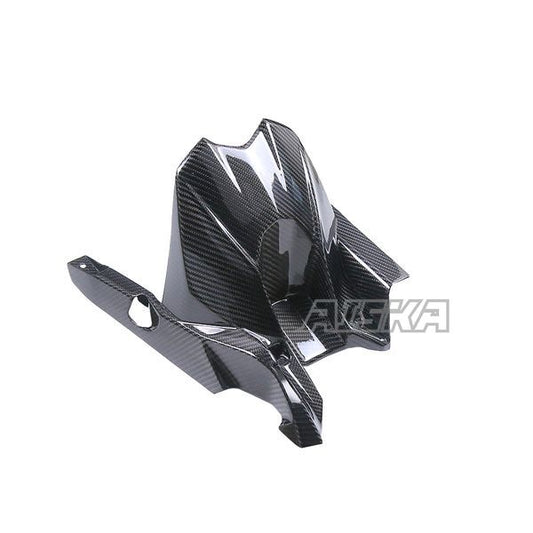 AISKA 100% 3K Dry Carbon Fiber Motorcycle Accessories Rear Fender Hugger Mudguard Fairing for Kawasaki Z800 2013-2016