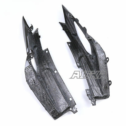 AISKA 3K Carbon Fiber Motorcycle Rear Tail Inside Cover Cowl Fairing Panel for Yamaha MT09 FZ09 MT-09 FZ-09 2014-2020