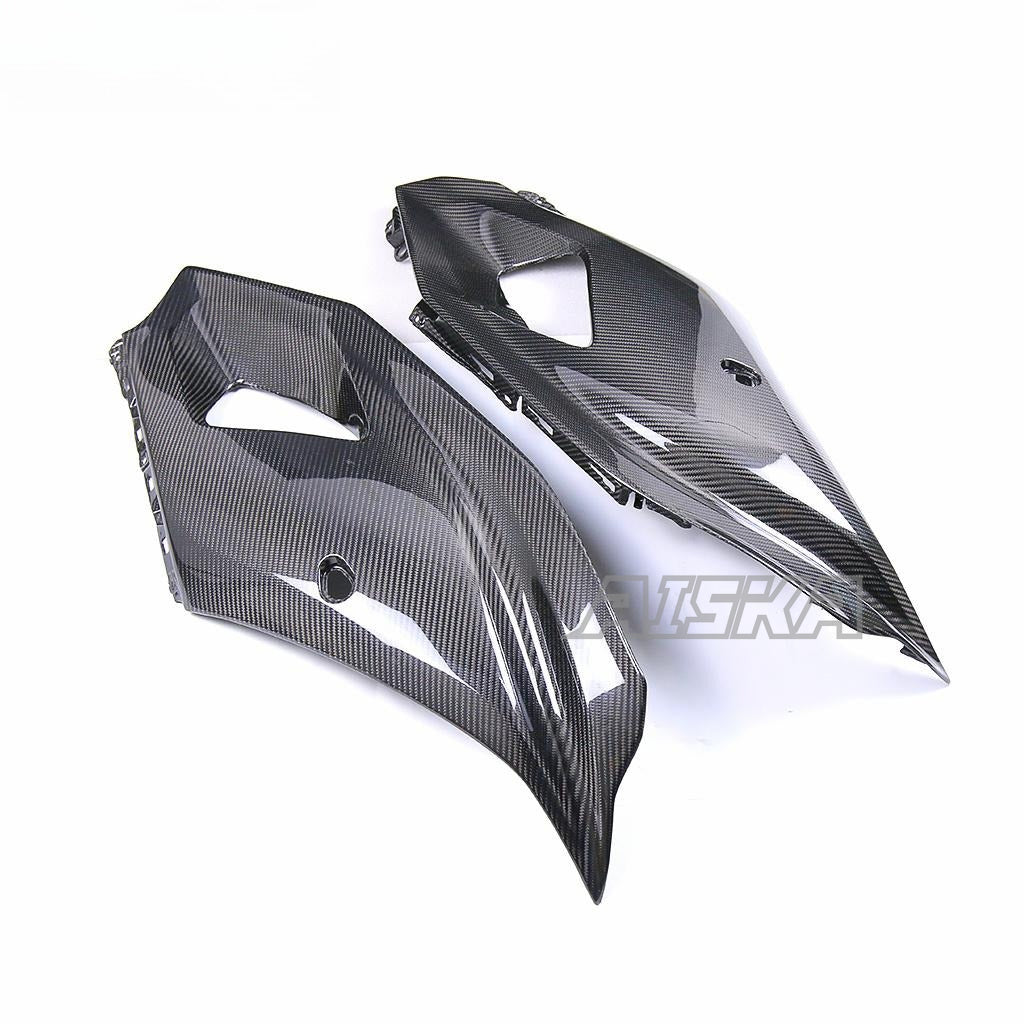 AISKA Wide Selection of Motorcycle Carbon Fiber Front Upper Side Panels Fairing Cover Cowl for Yamaha R7 2022 2023 2024