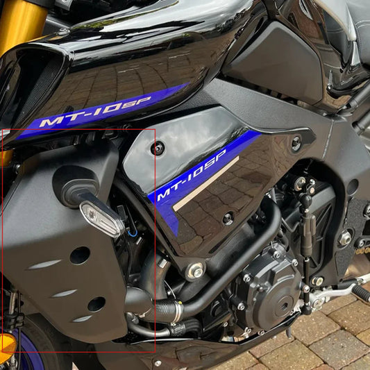 AISKA 3K Dry Carbon Fiber Motorcycle Water Tank Guard Radiator Side Guards Cover Fairing Kits for Yamaha MT10 2022 2023 2024