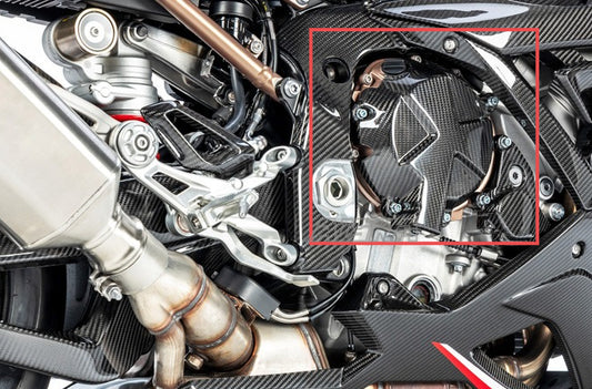 AISKA 100% 3K Full Carbon Fiber Motorcycle Engine Alternator Cover for BMW S1000RR S1000R M1000RR 2019-2024