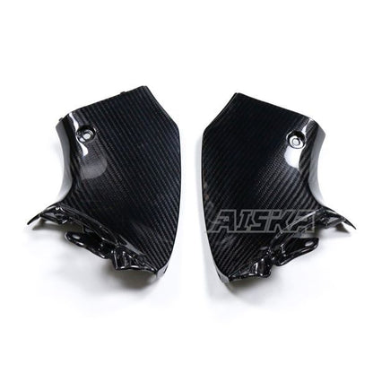 AISKA Motorcycle 100% Real 3K Carbon Fiber Tank Side Cover Trim Fairing for Suzuki GSX1300 R Hayabusa 2008-2020