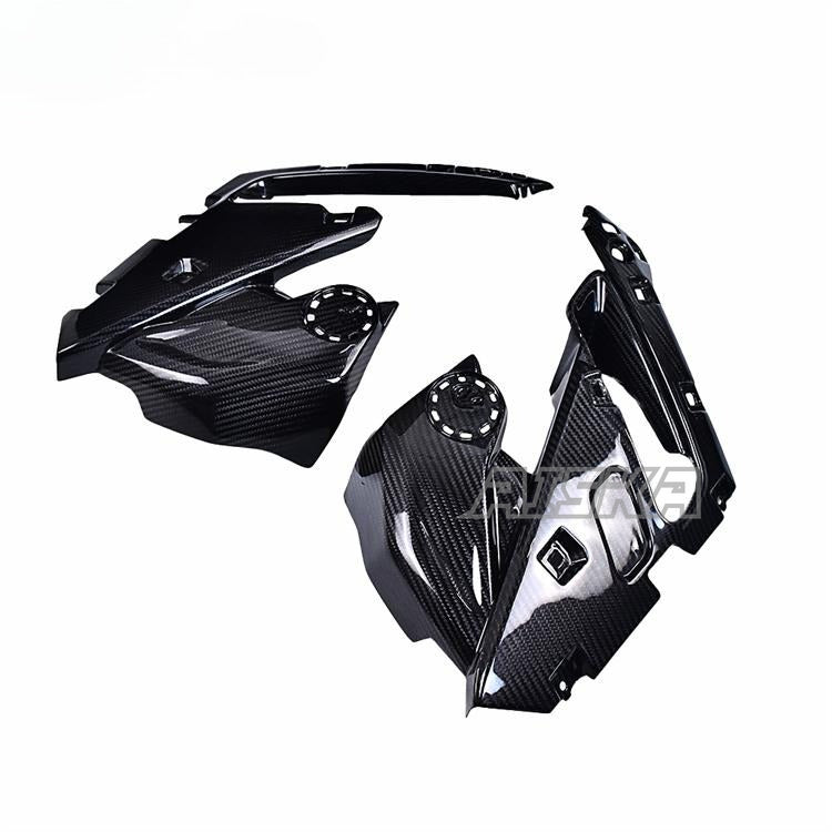 AISKA 100% 3K Full Carbon Fiber Twill Weave Motorcycle Internal Side Cover Inside Panels Fairings for BMW S1000R 2021-2024