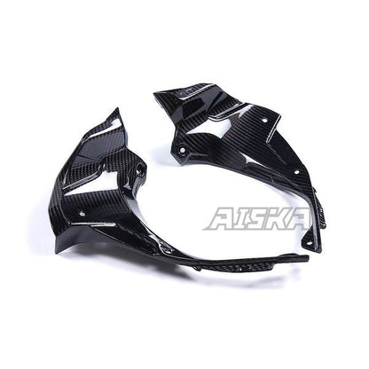 AISKA 3K Dry Carbon Fiber Motorcycle Dashboard Side Pane Fairings Custom Fit for Kawasaki Ninja ZX-6R 2024+