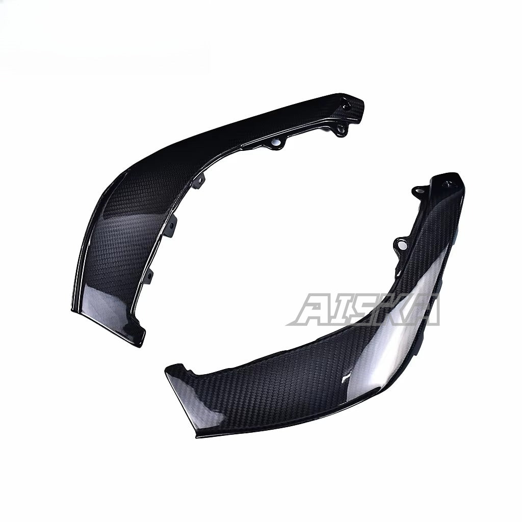 AISKA Twill Weave 3K 3*3 Carbon Fiber Motorcycle Accessories Side Panels for Aprilia RSV4  2021-2024