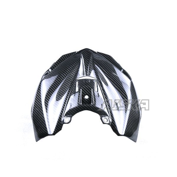AISKA 3K Dry Carbon Fiber Motorcycle Accessories Front Headlight Air Intake Ram Cover Fairing for Kawasaki Z1000 2014+