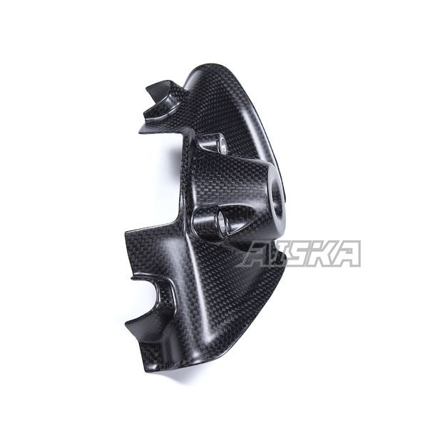AISKA 100% 3K Full Dry Carbon Fiber Motorcycle Ignition Switch Key Block Cover for Ducati Panigale V4 V4S 2025