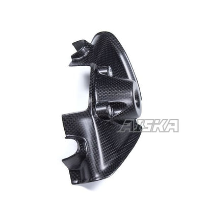 AISKA 100% 3K Full Dry Carbon Fiber Motorcycle Ignition Switch Key Block Cover for Ducati Panigale V4 V4S 2025