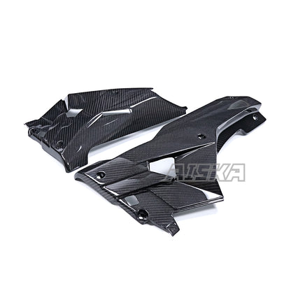 AISKA 100% 3K Twill Glossy Dry Carbon Fiber Lower Belly Pan for Aprilia RS457 2023 2024 2025