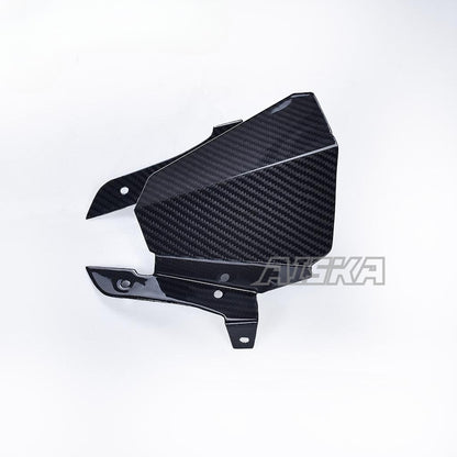 AISKA 100% 3K Twill Weave Dry Carbon Fiber Motorcycle Windscreen Windshield Wind Deflector for Yamaha MT07 MT-07 2014-2017
