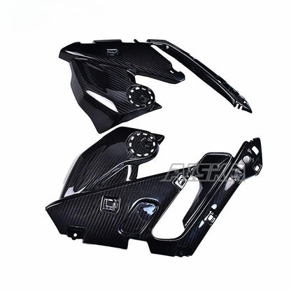 AISKA 100% 3K Full Carbon Fiber Twill Weave Motorcycle Internal Side Cover Inside Panels Fairings for BMW S1000R 2021-2024