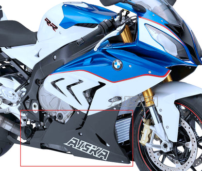 AISKA 100% 3K Carbon Fiber Motorcycle Accessories Under Tray Belly Pan Fairing for BMW S1000RR 2019-2022