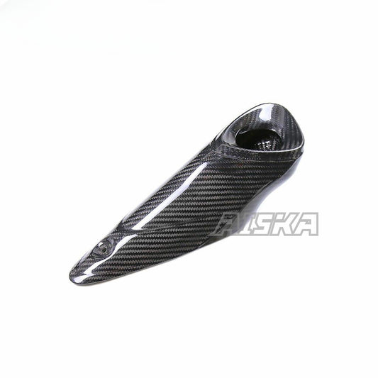 AISKA 100% 3K Pure Carbon Fiber Motorcycle Heat Shield Guard Exhaust Pipe Cover for Yamaha MT09 FZ09 2014-2016