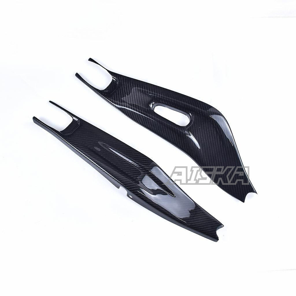 AISKA 100% Real Carbon Fiber Motorcycle Swingarm Cover Swing Arm Guard Protection for Yamaha MT07 FZ07 MT-07 FZ-07 2014-2017