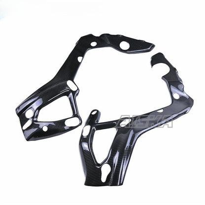 AISKA 100% 3K Carbon Fiber Motorcycle Frame Cover Fairing Guard Protector for BMW S1000RR S1000R M1000RR M1000R 2019-2024