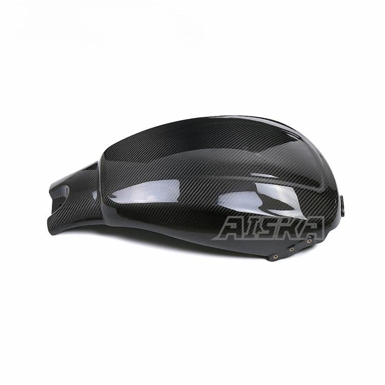 AISKA Twill Weave Glossy 100% 3K Carbon Fiber Fuel tank Cap for Harley Davidson VRSCF V-Rod Muscle