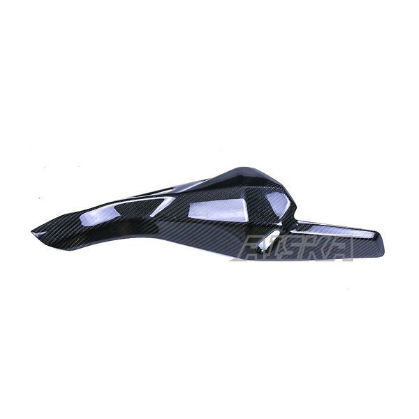 AISKA 100% 3K Dry Carbon Fiber Motorcycle Fairing Exhaust Pipe Shell Heat Shield Cover for Kawasaki Ninja 400 2018-2024