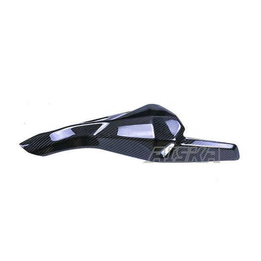 AISKA 100% 3K Dry Carbon Fiber Motorcycle Fairing Exhaust Pipe Shell Heat Shield Cover for Kawasaki Ninja 400 2018-2024