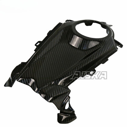 AISKA 100% 3K Full Dry Carbon Fiber Motorcycle Front Top Fuel Tank Airbox Cover for Honda CBR1000RR 2017-2024