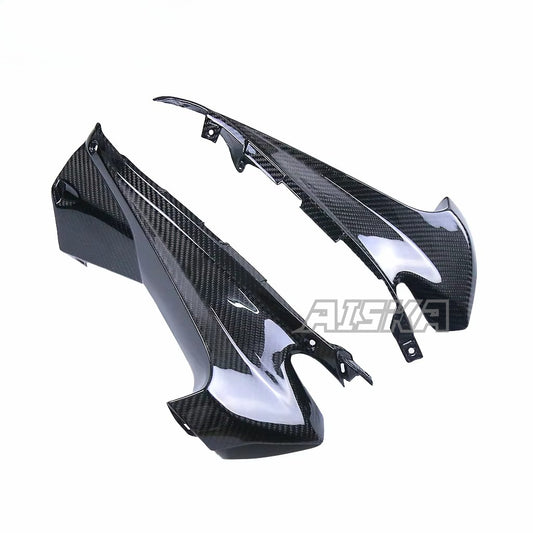 AISKA 3K 3*3 Carbon Fiber Motorcycle Accessories Dash Side Panels for Aprilia RSV4 2009-2020
