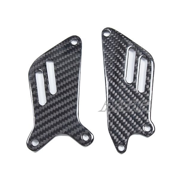 AISKA 3K Dry Carbon Fiber Motorcycle Accessories Rearset Heel Guard Plate Cover for Suzuki Hayabusa Gen3 GSX1300R 2021-2025