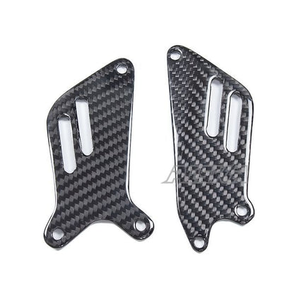AISKA 3K Dry Carbon Fiber Motorcycle Accessories Rearset Heel Guard Plate Cover for Suzuki Hayabusa Gen3 GSX1300R 2021-2025