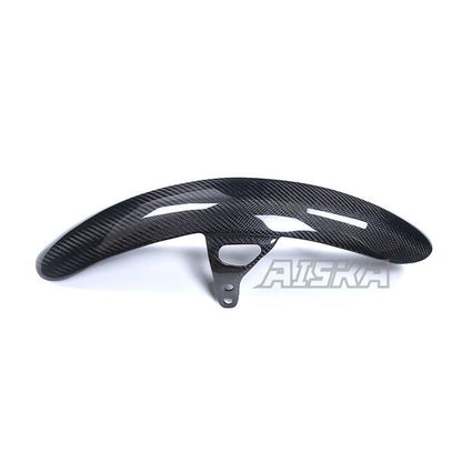 AISKA 3K Carbon Fiber Front Fender for Harley Davidson Dyna Street Bob Low Rider FXDC FXDLS 2007-2023