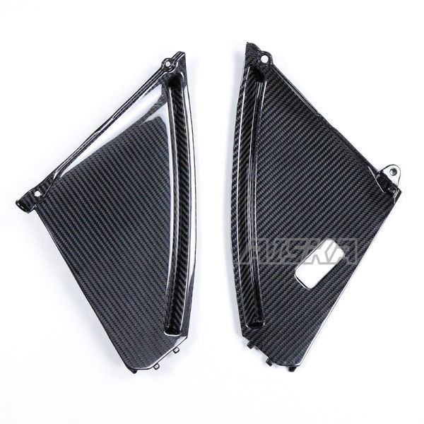 AISKA 100% 3K Carbon Fiber Motorcycle Front Side Inner Cover Panel Fairing for Suzuki GSX1300 R Hayabusa 2008-2020