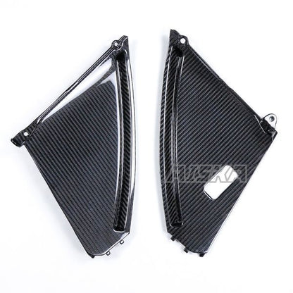 AISKA 100% 3K Carbon Fiber Motorcycle Front Side Inner Cover Panel Fairing for Suzuki GSX1300 R Hayabusa 2008-2020