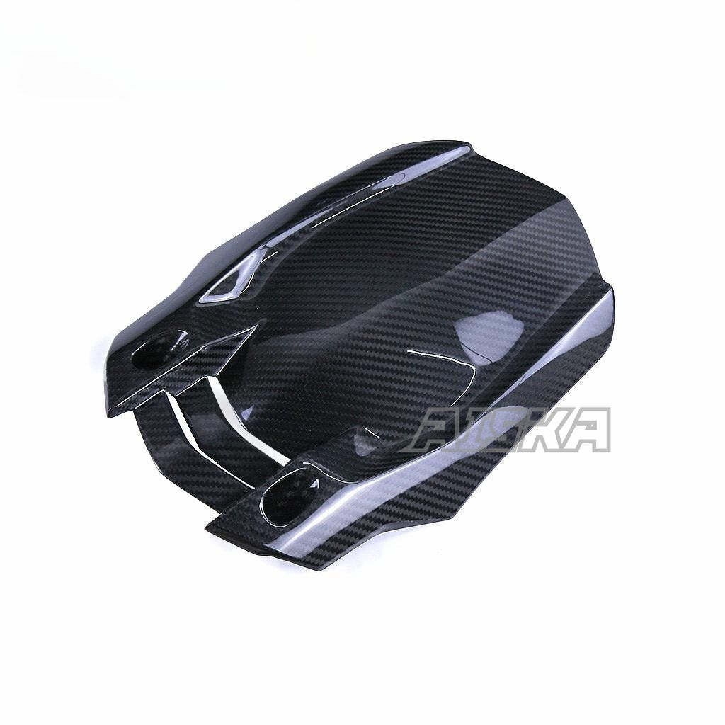 AISKA 3K Dry Carbon Fiber Motorcycle Rear Wheel Fender Hugger Mudguard for Yamaha MT10 FZ10 2016-2024