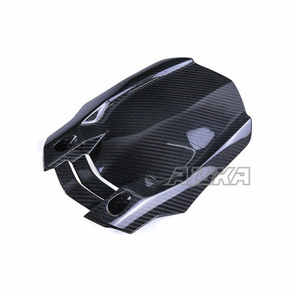 AISKA 3K Dry Carbon Fiber Motorcycle Rear Wheel Fender Hugger Mudguard for Yamaha MT10 FZ10 2016-2024