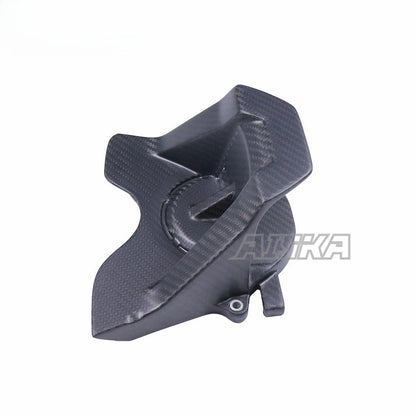 AISKA Dry Carbon Fiber Sprocket Cover Motorcycle Chain Guard Protector for Honda CB650F CBR650F 2014-2018 CB650R CBR650R 2019+