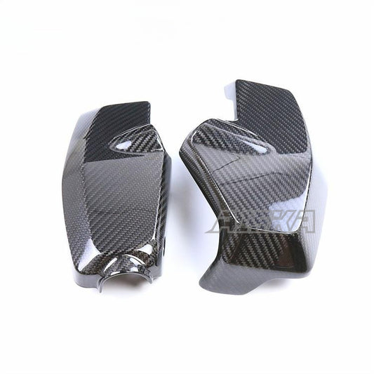 AISKA 3K Pure Carbon Fiber Rearview Mirrors Covers Motorcycle Water tank Side Panel Cover for Harley Sportster  S 1250