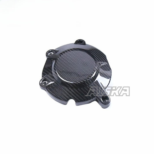 AISKA 3K 3*3 Carbon Fiber Motorcycle Accessories Engine Cover for Aprilia RSV4 Tuono V4 2021+