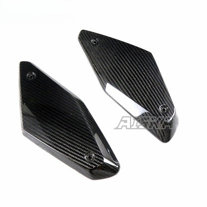 AISKA Motorcycle 3K Dry Carbon Fiber Fuel Tank Side Panel Cover Fairings for Honda CB650F CBR650F 2014 2015 2016 2017 2018