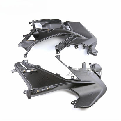 AISKA Plain Weave Matte 100% 3K Full Carbon Fiber Motorcycle Side Panel for Ducati Streetfighter V2  2021-2024