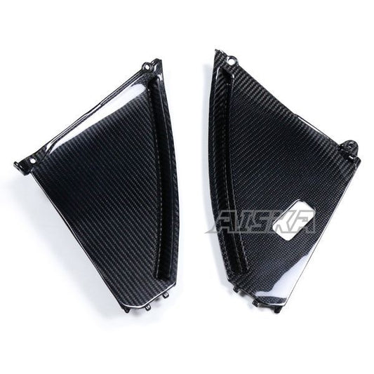 AISKA 100% 3K Carbon Fiber Motorcycle Front Side Inner Cover Panel Fairing for Suzuki GSX1300 R Hayabusa 2008-2020