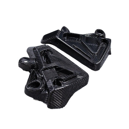 AISKA 100% 3K Dry Carbon Fiber Motorcycle Radiator Grilles Guard Side Covers for Yamaha MT10 FZ10 2016-2021