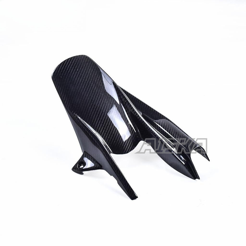 AISKA Motorcycle 3K Dry Carbon Fiber Rear Fender Chain Guard Mudguard Hugger for Honda CB650F CBR650F 14-18 CB650R CBR650R 2019+