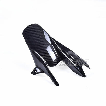 AISKA Motorcycle 3K Dry Carbon Fiber Rear Fender Chain Guard Mudguard Hugger for Honda CB650F CBR650F 14-18 CB650R CBR650R 2019+